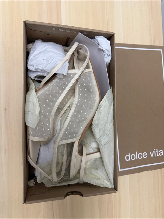 Dolce Vita Shoes - Dolce Vita Cream Mesh Slip-On Footies with Pearl Dots